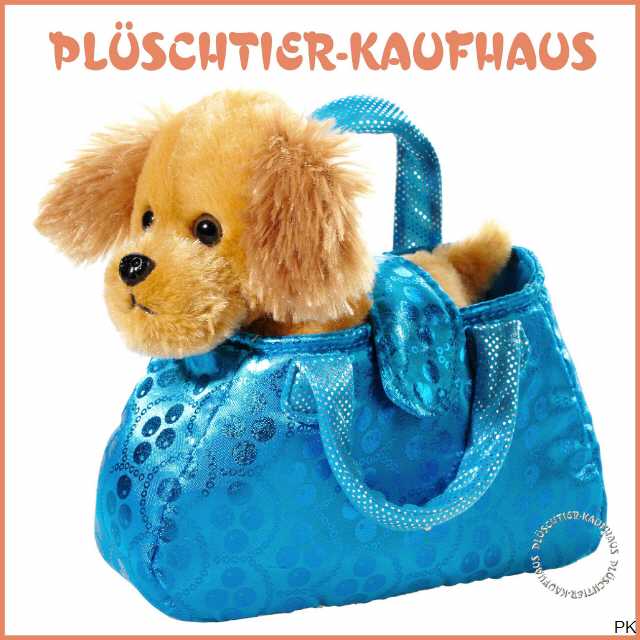 Plüschtier Hund mit Tasche 501676